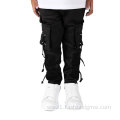 Stacked Jeans Mens Washed Denim High Quality